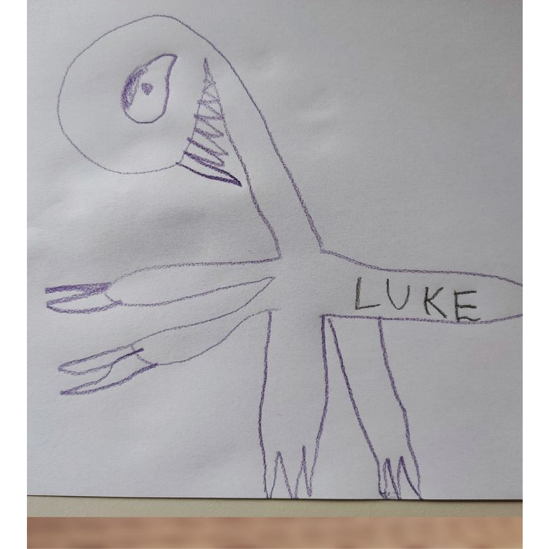 Original Kinderzeichnung