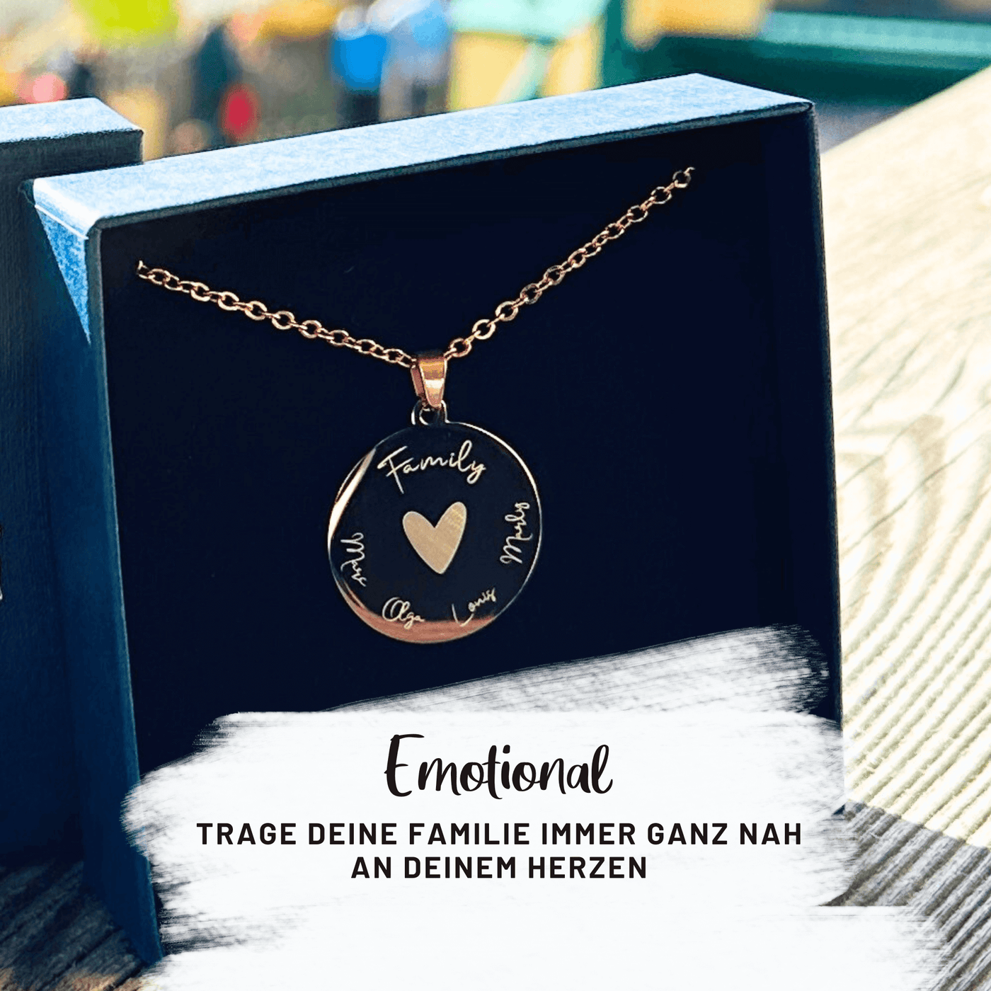 "Family" Kette mit Namen