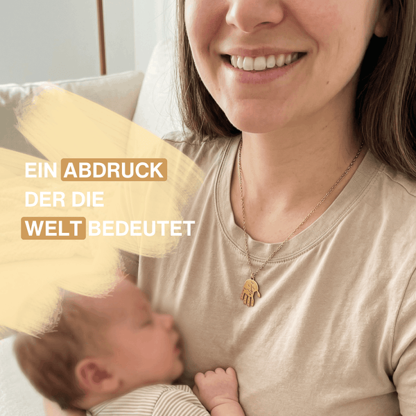 Handabdruck Halskette