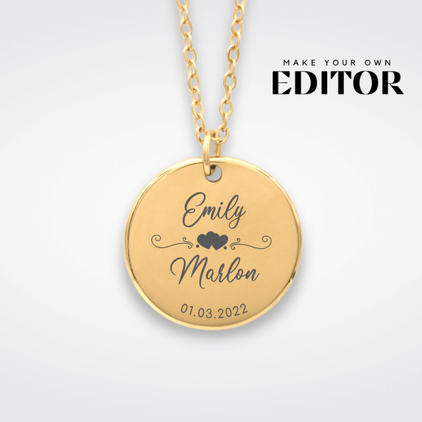 Partner Medaillon rund 20mm