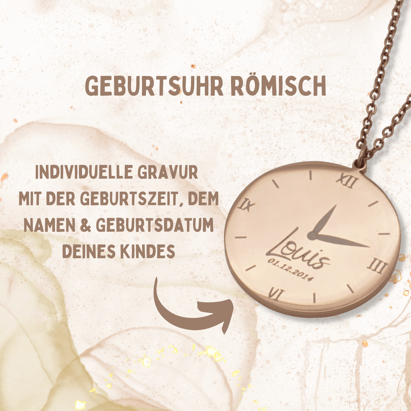 Geburtsuhr Römisch