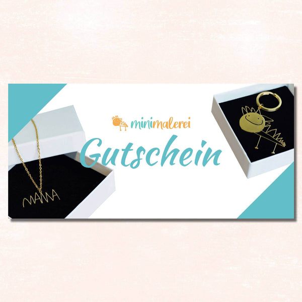 Minimalerei Geschenkgutschein